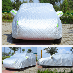 3 layer cotton warm snow car cover 